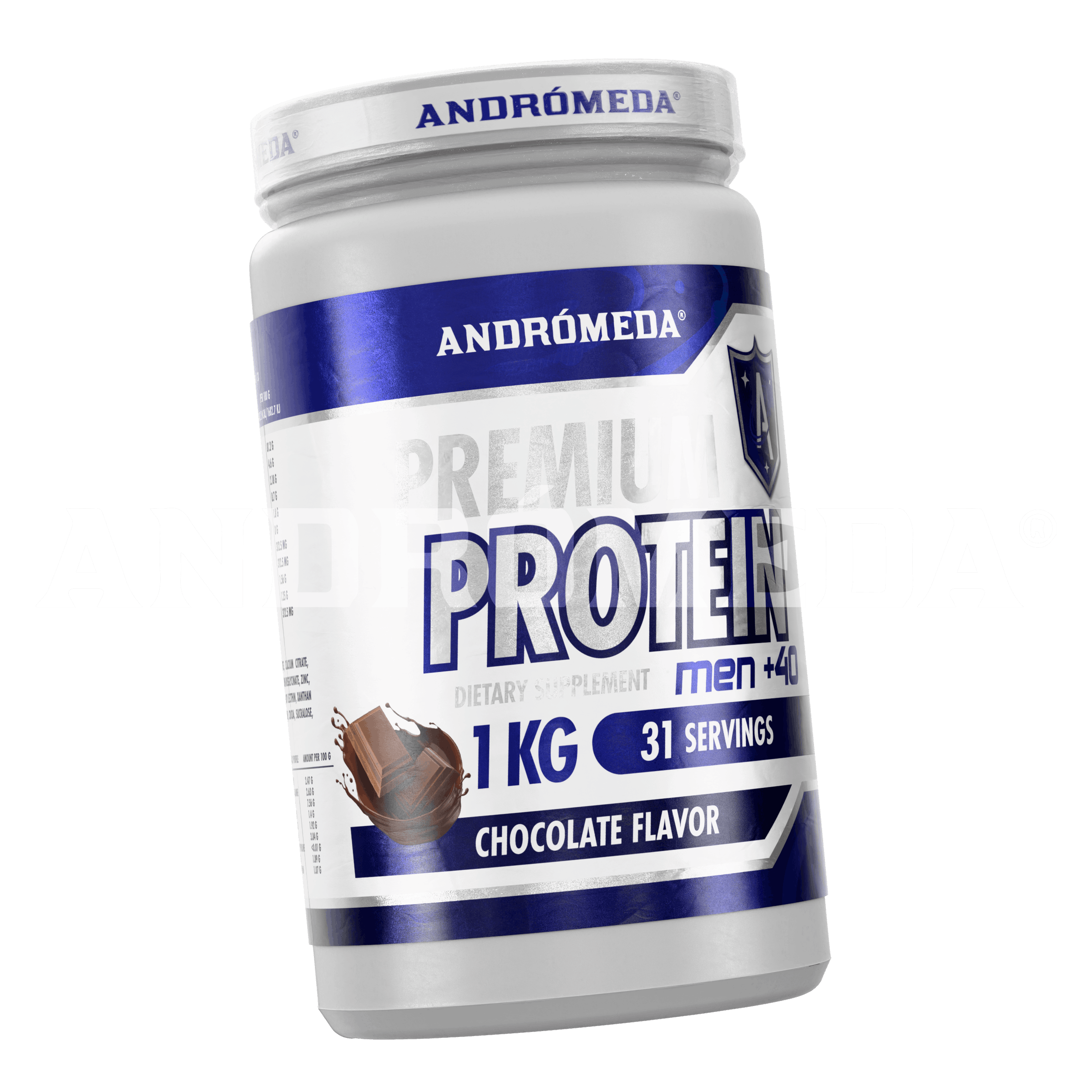 PROTEÍNA PREMIUM HOMBRES + 40 Años CHOCOLATE - Imagen 3