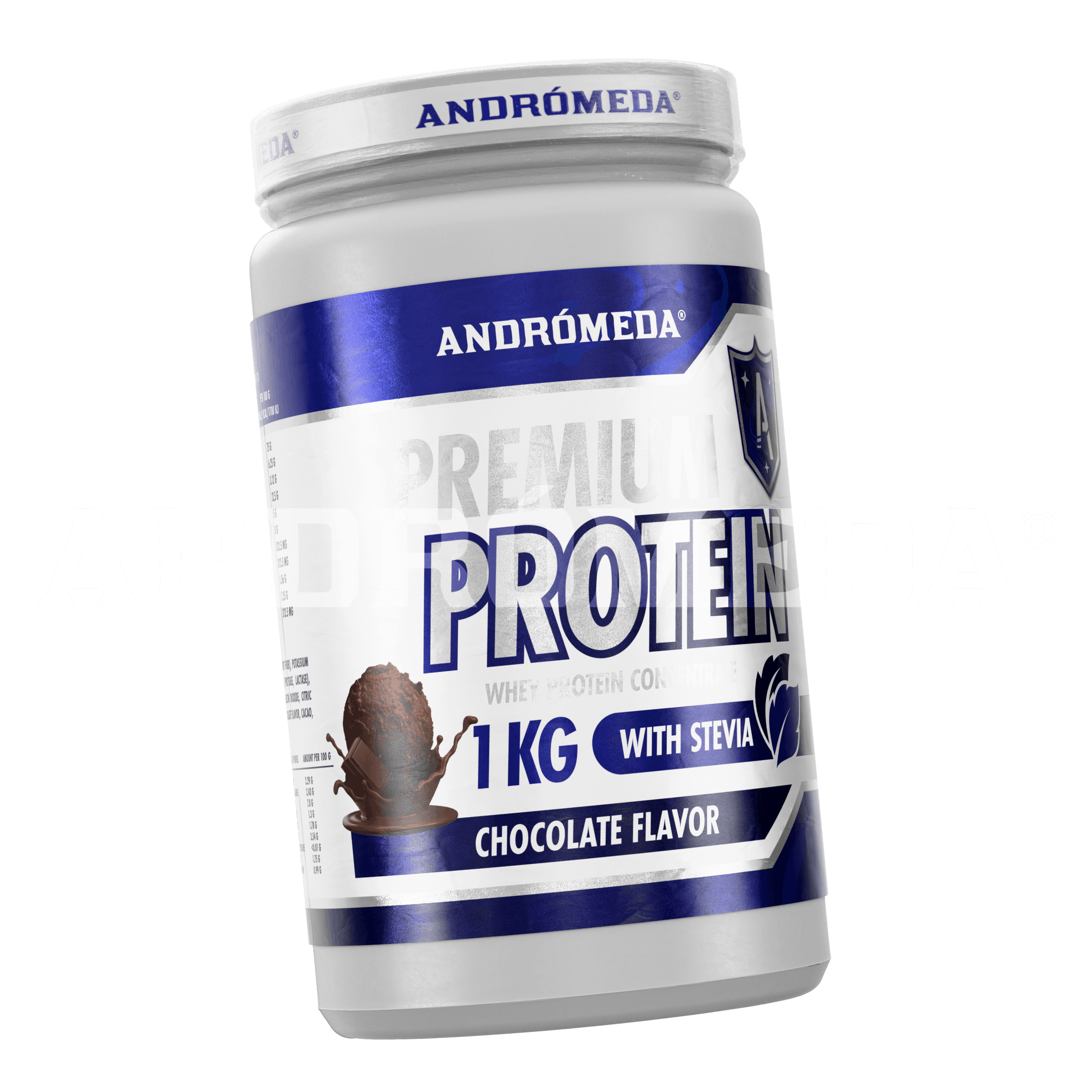 PROTEÍNA PREMIUM CHOCOLATE (STEVIA) 1 KG - Imagen 7